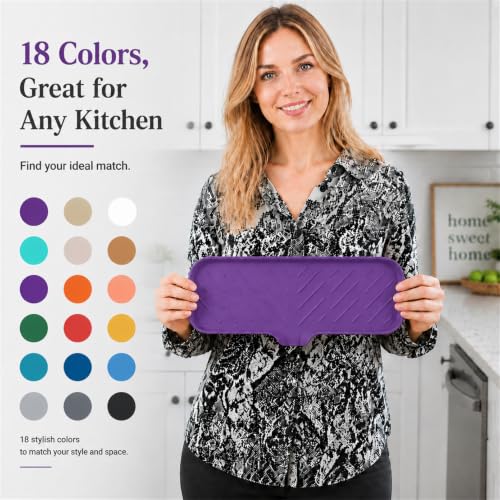 Silicone Soap Dish with Drain Spout