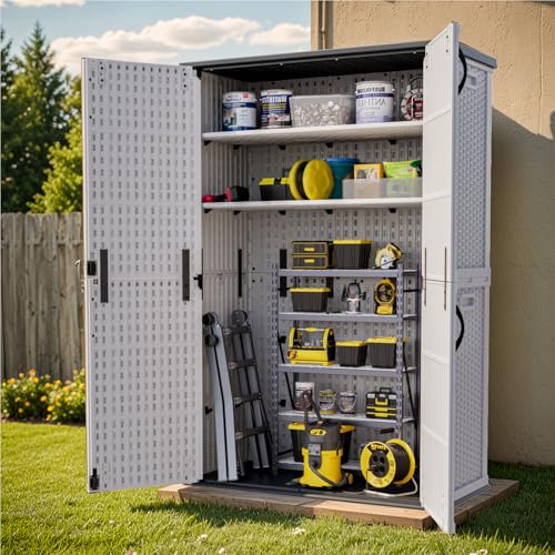 Shelf of 26 50 Cu Ft Outdoor Storage Cabinet
