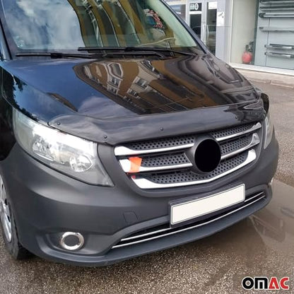 Front Bug Shield Hood Deflector & Window Visor for Mercedes Metris 2016