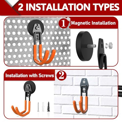 Heavy Duty Magnetic Hooks (4 Count)