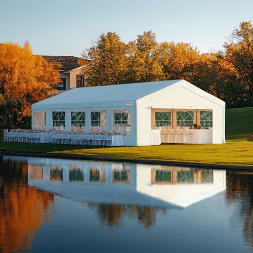 20x30ft Heavy Duty Party Tent Outdoor Canopy with Church Windows