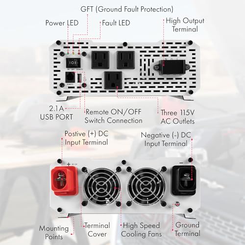 EL3810 Pure Line Inverter 3000 Watt Pure Sine Wave Power Inverter
