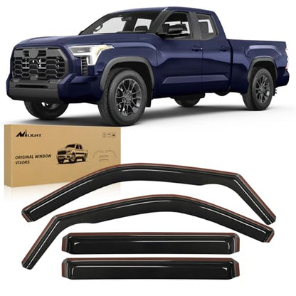 Side Window Deflectors for Toyota Tundra Double Cab 2022