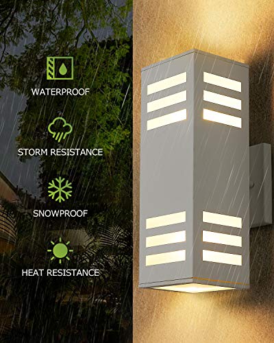 Porch Lights Outdoor Modern (2 Count)