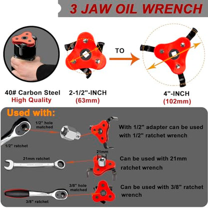 Oil Filter Wrench Set