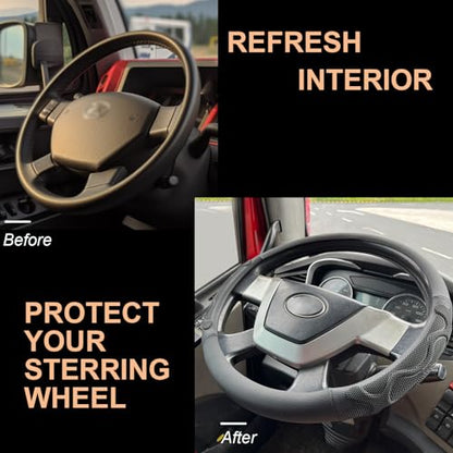 XL Comfy Grip Steering Wheel Cover for Semi Truck 18 Inch