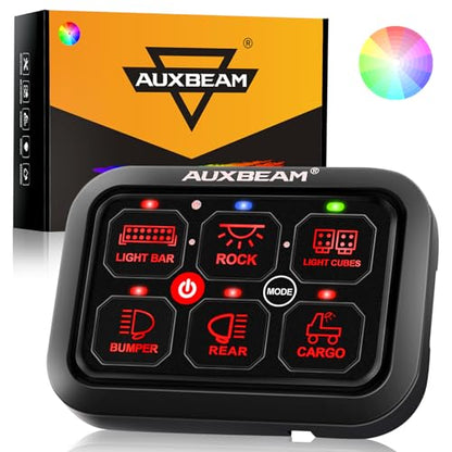 6 Gang Switch Panel RA60 3 Modes RGB Dimmable IP65 Waterproof