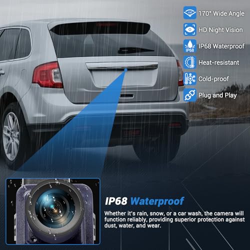 Backup Camera Compatible with Ford Fusion 2013