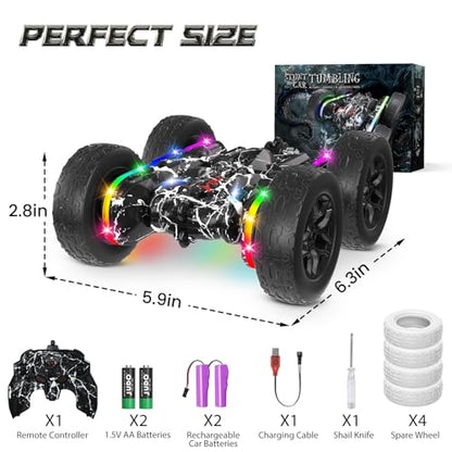 Rc Cars Toys for Boys Remote Control Car 2.4 GHz Black Toys for Ages 5