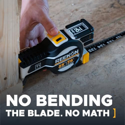 T1 Tomahawk 25 ft Digital Tape Measure for the Job Site