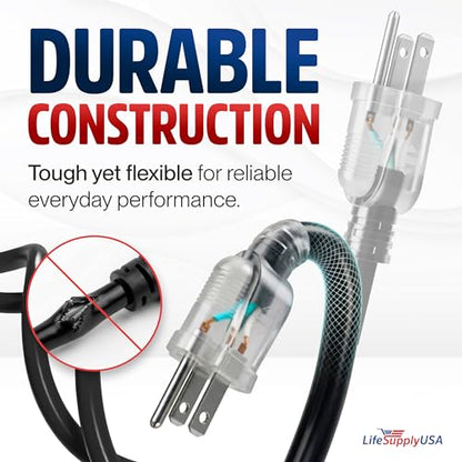 25ft Outdoor Indoor Extension Cord 12