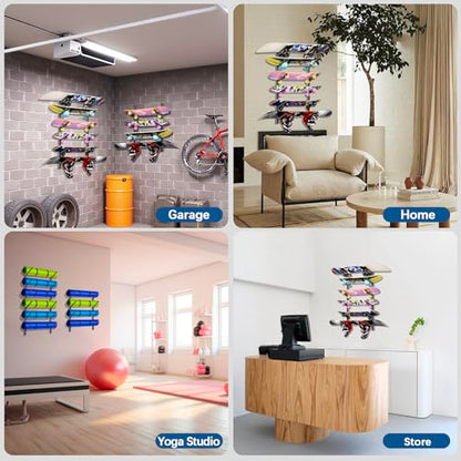 Skateboard Rack Wall Mount