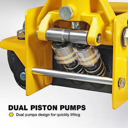 3 Ton Hydraulic Floor Jack Dual Pump for Quickly Car Lift