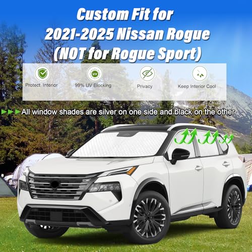 Thicken Sun Shades for Nissan Rogue (8 Count)