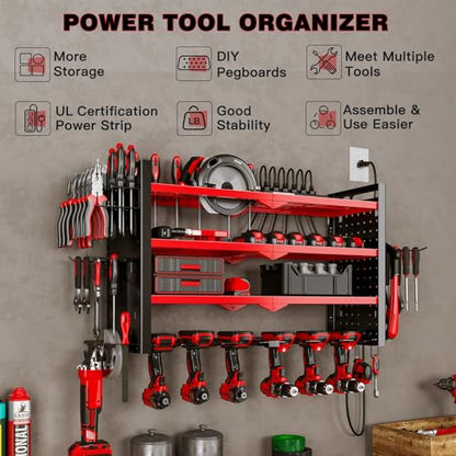 Cordless Power Tool Organizer Wall Mount