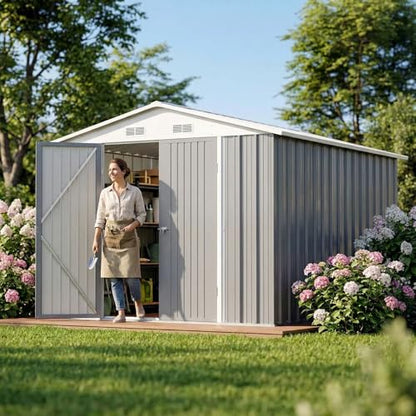 8x12 FT Outdoor Storage Shed