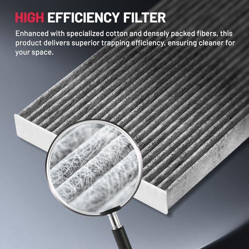 Cabin Air Filter with Activated Carbon Compatible with Chevry Equinox 2005