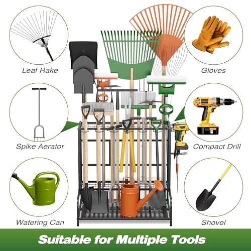 Garden Tool Organizer Rack Up to 39 Tools