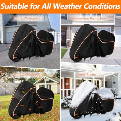 Motorcycle Cover for Harley Davidson Ultra Limited withTrunk Models
