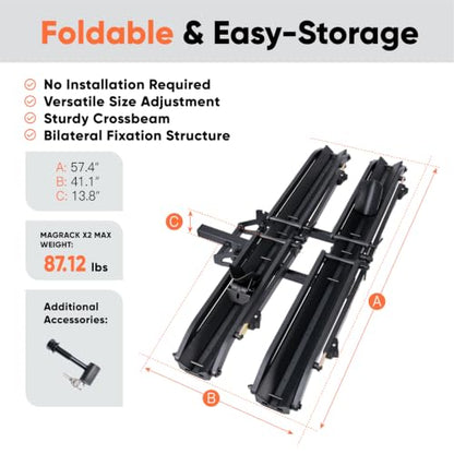 Ebike Racks for Tow Hitch 2 Bike