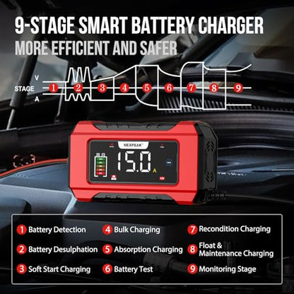 NC215 15 Amp Battery Charger