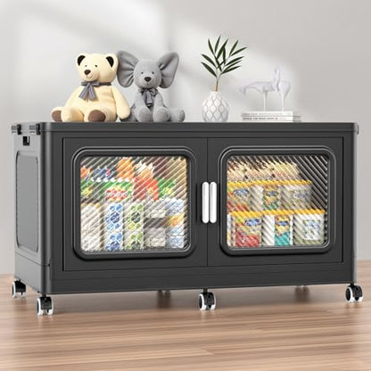 220 Qt Extra Large Stackable Storage Bin with Lid
