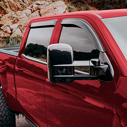 Tape on Extra Durable Rain Guards for Trucks Chevrolet