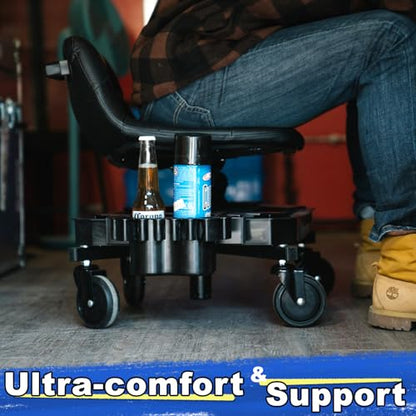 Rolling Stool with Wheels