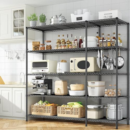 70.8H Wire Shelving Rack (2 Count)