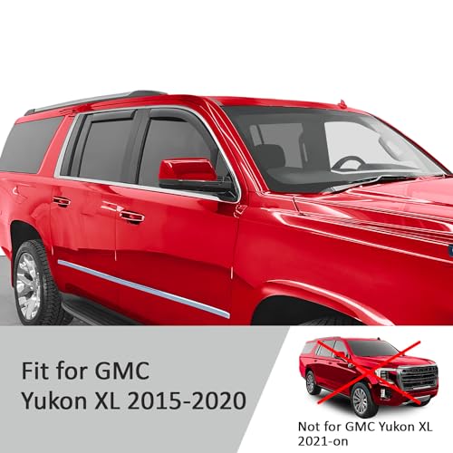 in Channel Extra Durable Rain Guards for GMC Yukon XL 2015
