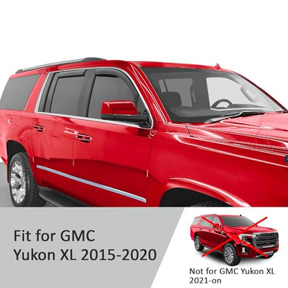 in Channel Extra Durable Rain Guards for GMC Yukon XL 2015