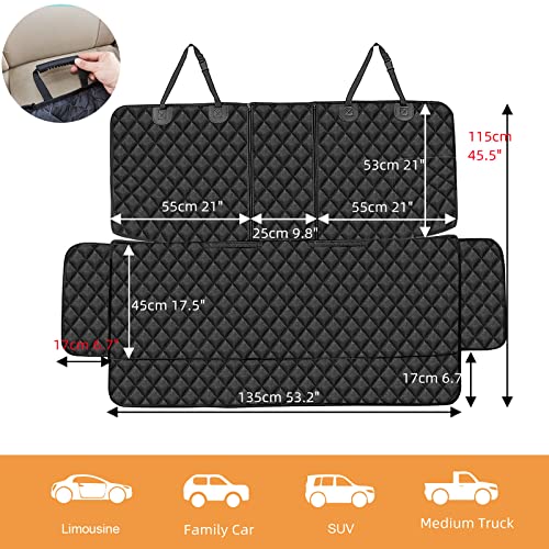 Dog Car Seat Cover for Back Seat