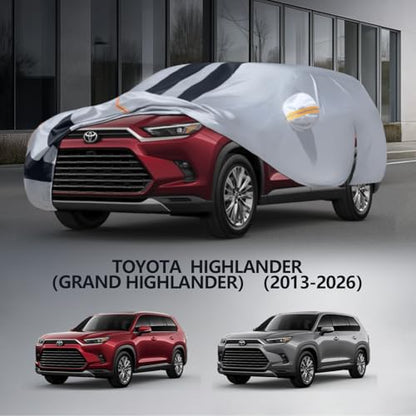 Multi Layer Car Cover Custom Fit for Toyota Grand Highlander