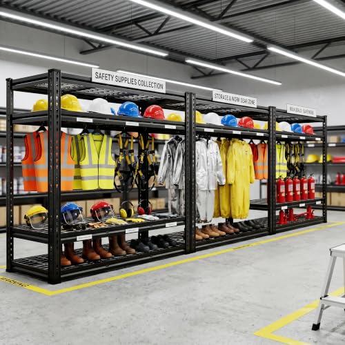 5 Tier Heavy Duty Metal Shelving for Garage Basement Warehouse