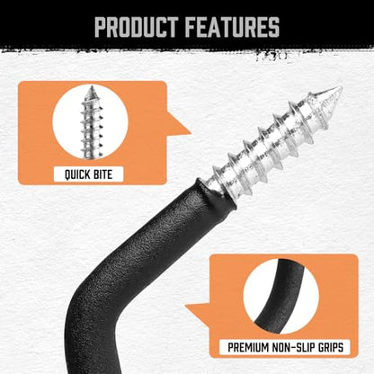 6 Pack Heavy Duty Bike Hooks