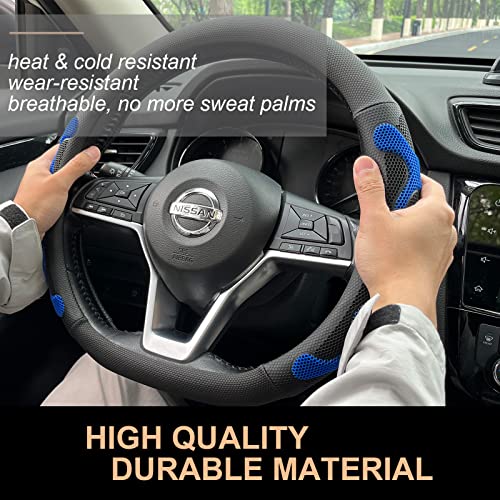 D Shaped Comfy Grip Steering Wheel Cover 14.5