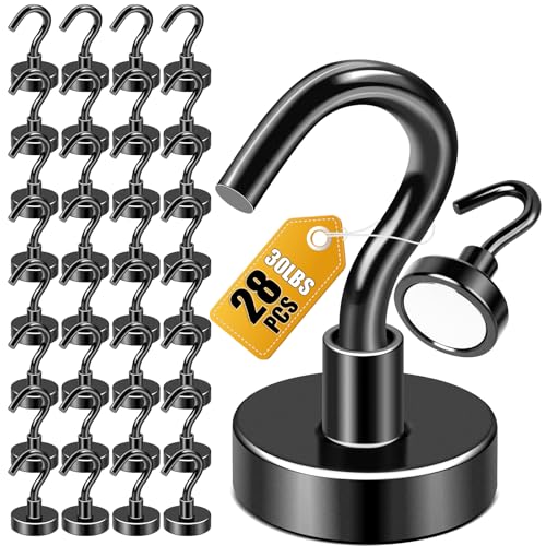 Magnetic Hooks (28 Count)