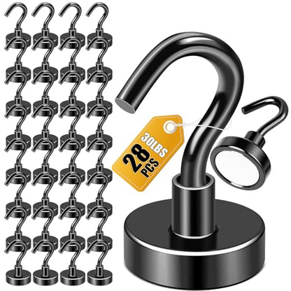 Magnetic Hooks (28 Count)