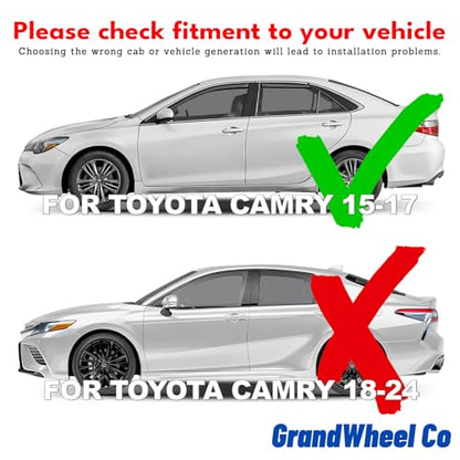 Window Deflectors Smoke Tinted in (4 Count)