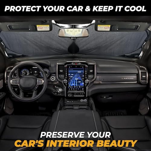 Truck Windshield Sun Shade Foldable
