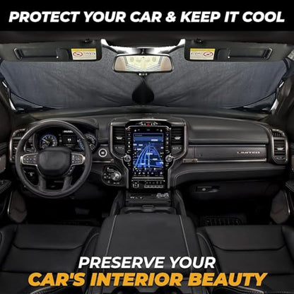Truck Windshield Sun Shade Foldable