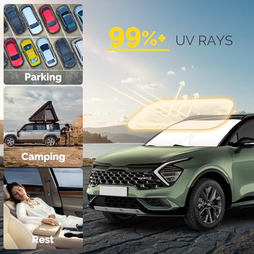 Car Windshield Sun Shade for Kia Sportage NQ5 Accessories 2023