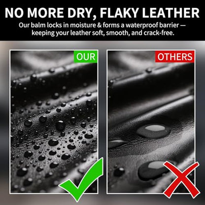 Leather Recoloring Balm and Leather Repair Kit for Furniture