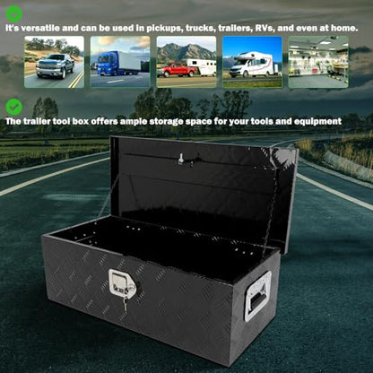 30 Inch Aluminum Heavy Duty Truck Bed Tool Box