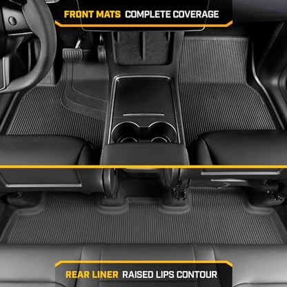 JustFit™ 3D Floor Mats for Tesla Model Y 2020