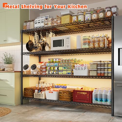 4 Tier Heavy Duty Metal Shelving Unit