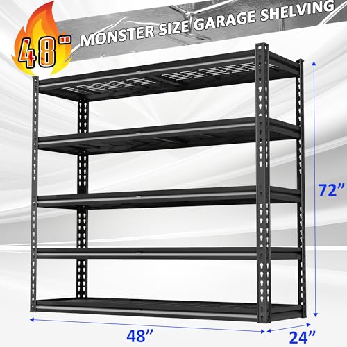 48" W Garage Shelves 5