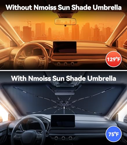 Vinyl Coating Heat Shield] Windshield Sun Shade Umbrella Custom for Honda CRV 2023