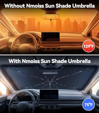 Vinyl Coating Heat Shield] Windshield Sun Shade Umbrella Custom for Honda CRV 2023