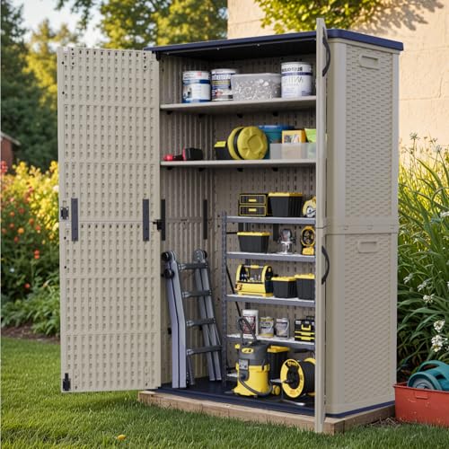 Shelf of 26 50 Cu Ft Outdoor Storage Cabinet